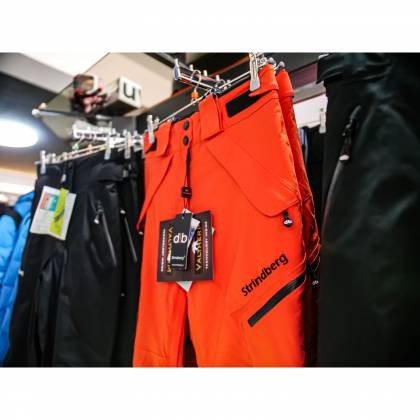 Pantaloni Schi Damă STRINDBERG 5104/18 DEV, Dermizax · Portocaliu / Negru  - 2