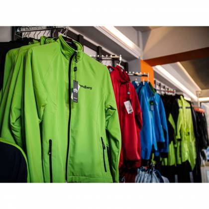 Bluză Trening cu Căptușeală din Polar STRINDBERG 2108/P · Verde-Fluo  - 1