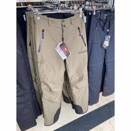 Pantaloni Softshell Outdoor / Schi STRINDBERG 2142DEV, Dermizax · Maro / Negru  - 1