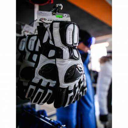 Mănuși Schi din Piele Strindberg 4060 · Negru / Alb  - 3