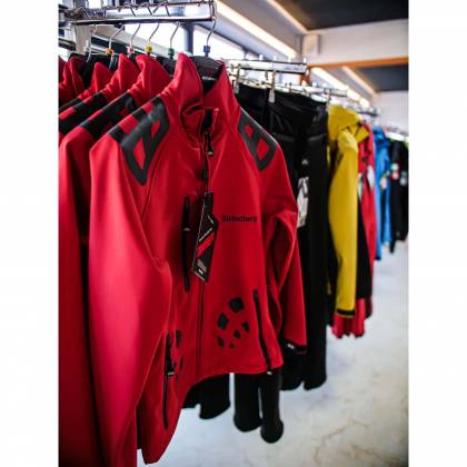 Geacă Softshell Damă STRINDBERG 5025, Toraydelfy · Negru / Roșu  - 1