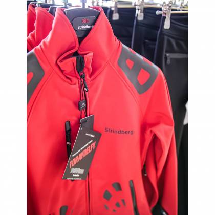 Geacă Softshell Damă STRINDBERG 5025, Toraydelfy · Negru / Roșu  - 2