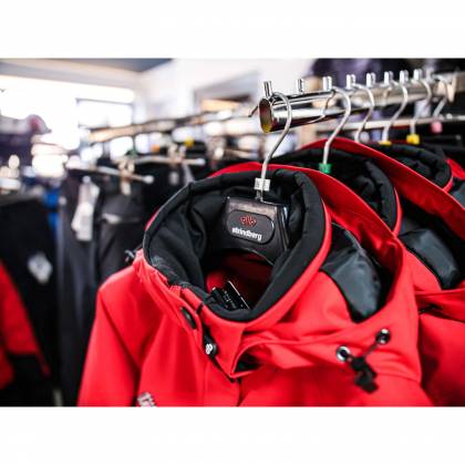 Geacă Outdoor / Schi Damă cu Motive STRINDBERG 5047D, Dermizax · Roșu / Negru  - 5