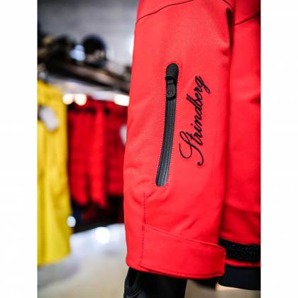 Geacă Outdoor / Schi Damă cu Motive STRINDBERG 5047D, Dermizax · Roșu / Negru  - 4