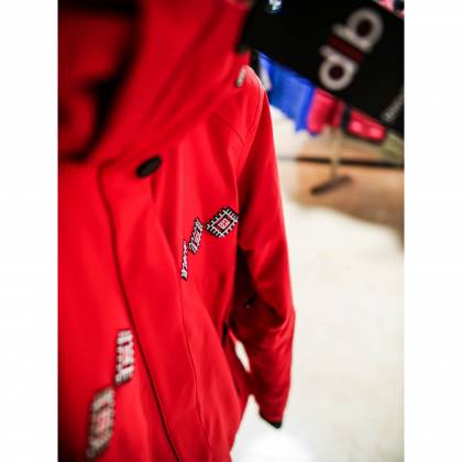 Geacă Outdoor / Schi Damă cu Motive STRINDBERG 5047D, Dermizax · Roșu / Negru  - 2