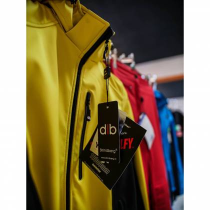 Geacă Softshell Damă STRINDBERG 5091/8, Toraydelfy · Negru / Galben  - 5