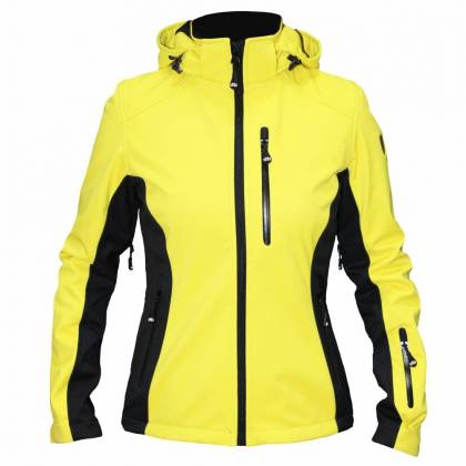 Geacă Softshell Damă STRINDBERG 5091/8, Toraydelfy · Negru / Galben  - 0