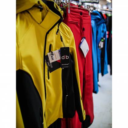 Geacă Softshell Damă STRINDBERG 5091/8, Toraydelfy · Negru / Galben  - 1