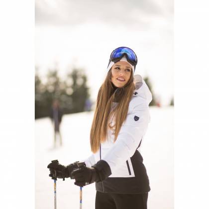 Geacă Outdoor / Schi Puf Damă STRINDBERG 5157T, Toraydelfy · Negru / Alb  - 2