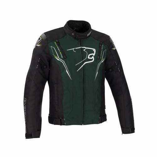 Geacă Moto din Textil BERING TIBERIUS · Negru / Kaki 