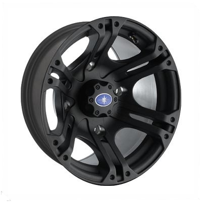Polaris Ranger SIXR 14x7 Flat Black Rim OEM 1521507-521 Faca 