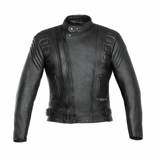 Geacă Moto din Piele SPEED UP BRONSON · Negru 