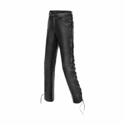 Pantaloni Moto din Piele SPEED UP CANYON · Negru 