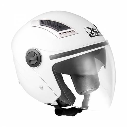Cască Moto Open Face JET SONIC · Alb 