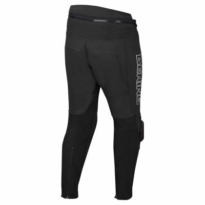 Pantaloni Moto din Piele & Textil BERING TYPE-R · Negru  - 1
