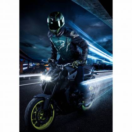 Geacă Moto din Textil BERING TIBERIUS · Negru / Kaki  - 2