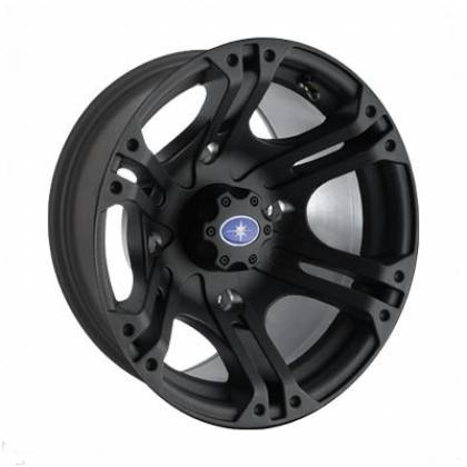 Polaris Ranger SIXR 14x7 Flat Black Rim OEM 1521507-521 Faca  - 0