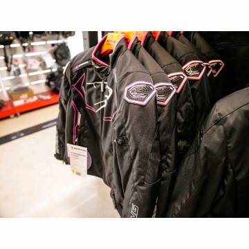 Geacă Moto Damă din Textil BERING LADY GUARDIAN · Negru / Roz  - 14