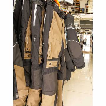 Pantaloni Moto din Textil BERING BRONKO · Negru / Maro  - 3