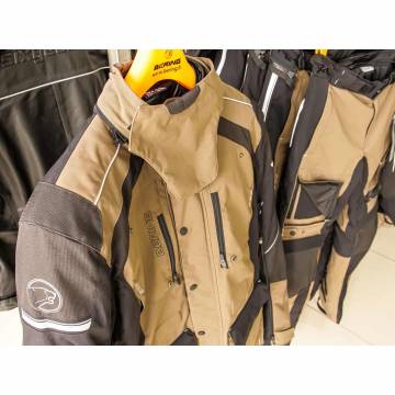 Geacă Moto din Textil BERING BRONKO · Negru / Maro  - 10