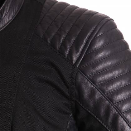 Geacă Moto Damă din Piele & Textil BERING LADY ROSITA · Negru  - 3