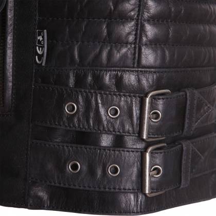 Geacă Moto Damă din Piele & Textil BERING LADY ROSITA · Negru  - 4
