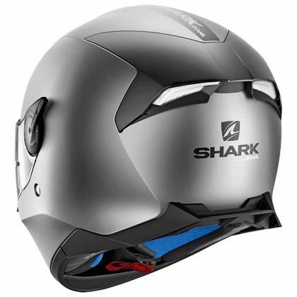 Cască Moto Integrală SHARK SKWAL 2 BLANK cu Sistem LED · Gri Mat  - 2