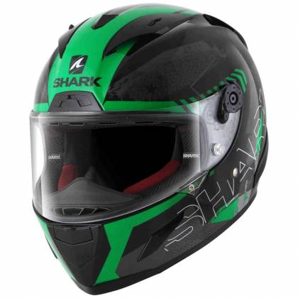 Cască Moto Integrală SHARK RACE R-PRO CINTAS · Negru / Verde  - 0