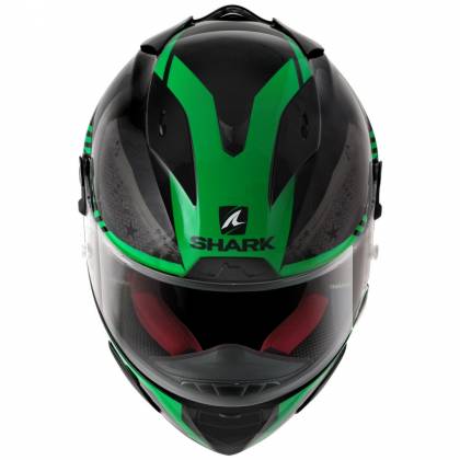 Cască Moto Integrală SHARK RACE R-PRO CINTAS · Negru / Verde  - 2