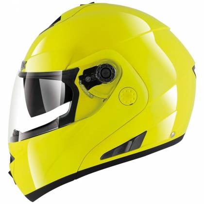 Cască Moto Flip Up SHARK OPENLINE HIGH VISIBILITY · Verde Fluo  - 2