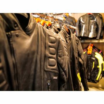 Geacă Moto din Piele SPEED UP BRONSON · Negru  - 1