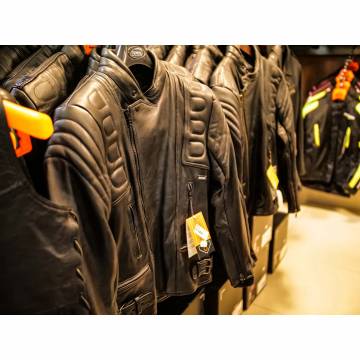 Geacă Moto din Piele SPEED UP BRONSON · Negru  - 3