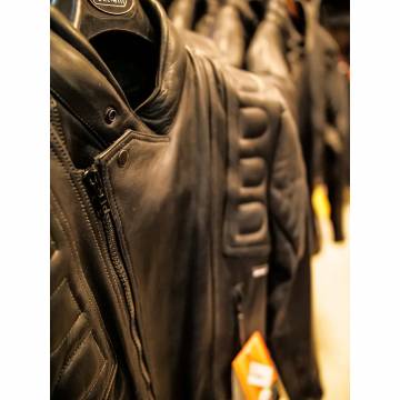 Geacă Moto din Piele SPEED UP BRONSON · Negru  - 2