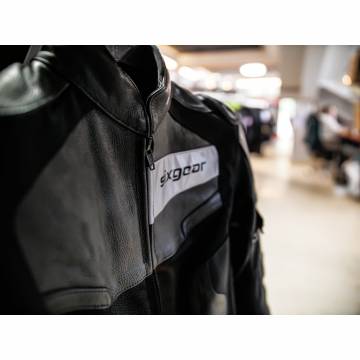 Geacă Moto Damă din Piele & Textil SIXGEAR ALISA · Negru  - 3