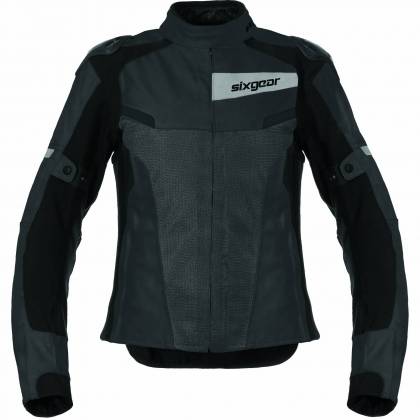 Geacă Moto Damă din Piele & Textil SIXGEAR ALISA 