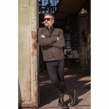 Geacă Moto din Textil BRITTEN HASTINGS · Negru  - 3