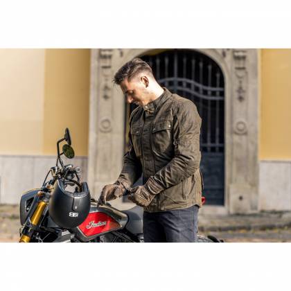 Geacă Moto din Textil BRITTEN HASTINGS · Negru  - 1