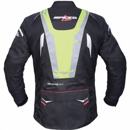 Geacă Moto din Textil SPEED UP TREK · Negru  - 1