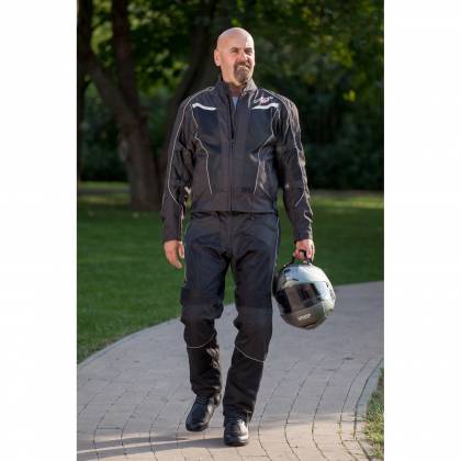 Pantaloni Moto din Textil SPEED UP RUNNAIR · Negru  - 2