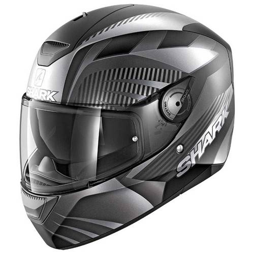 Cască Moto Integrală SHARK D-SKWAL MERCURIUM · Negru / Gri 