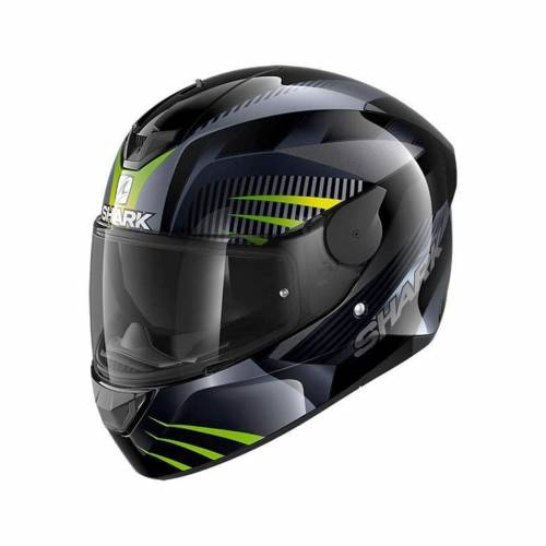 Cască Moto Integrală SHARK D-SKWAL MERCURIUM · Negru / Gri / Verde 