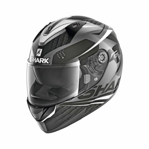 Cască Moto Integrală SHARK RIDILL STRATOM · Negru / Gri Mat 