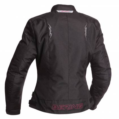 Geacă Moto Damă din Textil BERING LADY ANIKA · Negru / Roz  - 1