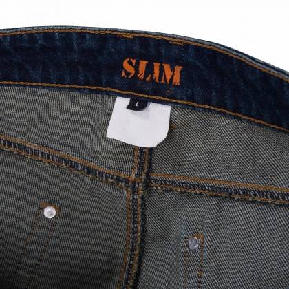 Blugi Moto din Denim 4D BERING GORANE Slim Fit · Albastru  - 2