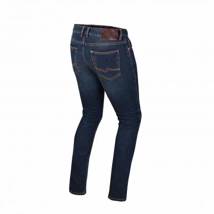 Blugi Moto din Denim 4D BERING GORANE Slim Fit · Albastru  - 1