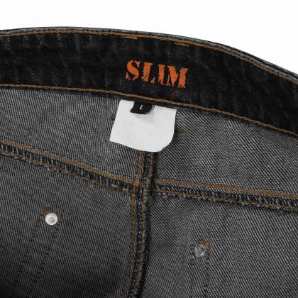 Blugi Moto din Denim 4D BERING GORANE Slim Fit · Negru  - 3