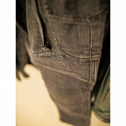 Blugi Moto Slim Fit cu Kevlar TRILOBITE PARADO · Gri  - 14