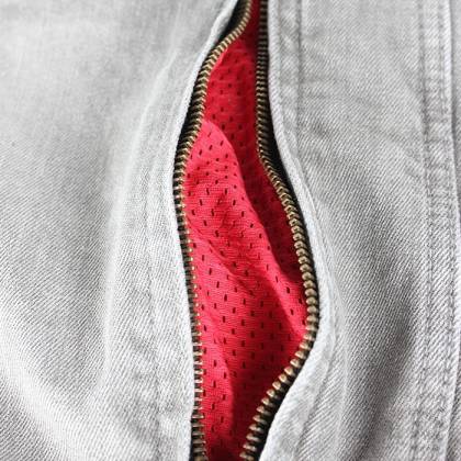 Blugi Moto Slim Fit cu Kevlar TRILOBITE PARADO · Gri  - 7