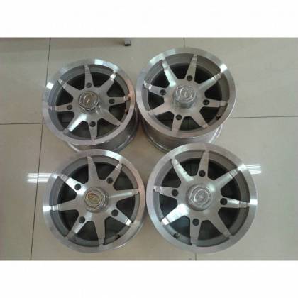 Set Jante Polaris 12x6 / 12x8 Silver  - 0