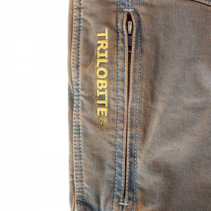 Blugi Moto Slim Fit cu Kevlar TRILOBITE PARADO · Maro  - 4